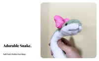 Snake Stuffed Toy Cute Design Stuffed Snake Toy Stuffed Creature Good Luck Fortune Piece House Decoration Multi-Functional