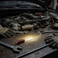 Type-C Charging LED Flashlight Stick Rechargeable Light Bar Flashlight Portable Handheld Light Stick Slim