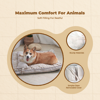 Dog Mat, Washable Removable Cover, Indoor Outdoor Pet Bed