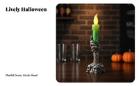 Skeleton Hand Candle Holder Flameless Light Tabletop Ornament Battery Operated
