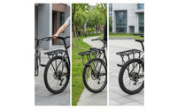 Easy to Install Rear Bike Rack with Hardware Sturdy Rear Bike Rack High Strength Sleek for Cyclists, Commuters