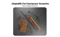 High Hardness Heavy Duty Steel Crowbar Shock Resistant Nail Puller Extra Strength Nail Puller Crowbar Anti-Deformation for Construction Workers, DIY Enthusiasts, Emergency Rescue, Job Sites, Home Renovation, Workshop