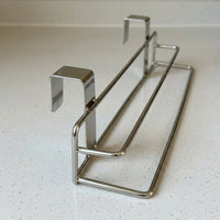 Wall-Mounted Towel Rack for Pantry and Bathroom, 201 Stainless Steel Door Organizer and Hanging Versatile Storage