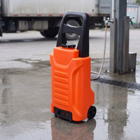 Mobile Portable Water Tank with Wheels Compact Water Tank with Wheels Leakleakproof Stabilized for Yards