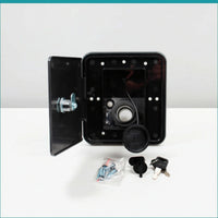 RV Water Connection Hatch Leak-Resistant Water Fill Hatch with Lock Threaded Plastic for Campers, Travel Trailers