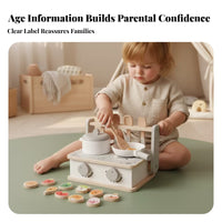 Pretend Pretend Kitchen Portable Mini Kitchen Storage Shelf Compact