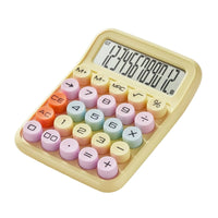 Desk Calculator with Large LCD Display Easy-to-Read Calculator with LCD Display Battery Powered Comfortable for Bookkeepers