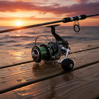 Metal Body Revolving Reel Folding Handle Angling Equipment Bail Wire