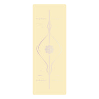 Exercise Mat Non-Slip Exercise Mat with Rubber Base Cushioned for Yogis, Dancers