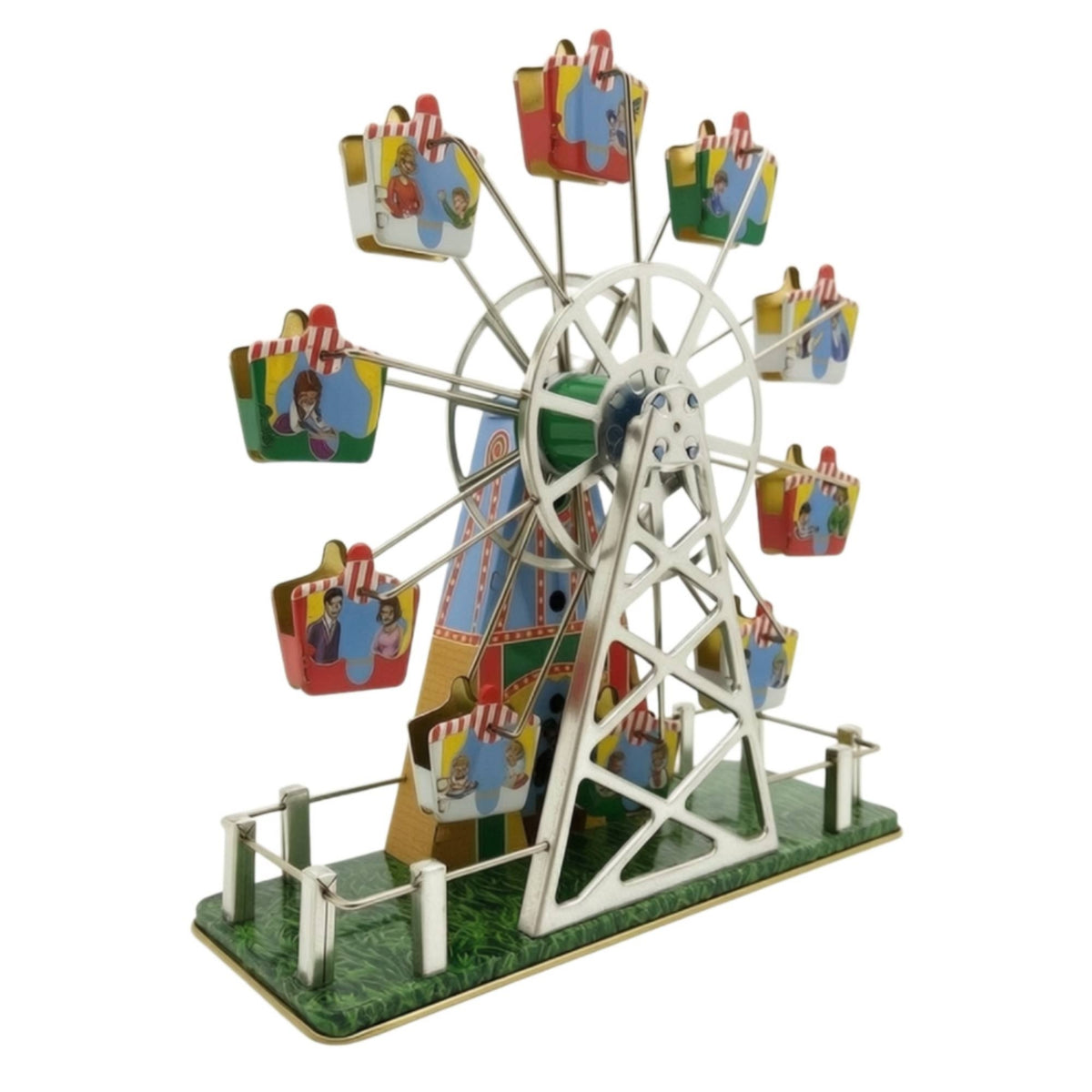 Musical Observation Wheel Vintage-Style Observation Wheel with Musical Box Nostalgic Ornament for Office