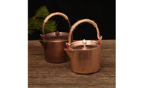 Hammered Copper Tea Kettle Stovetop Tea Kettle with Lid Extra Thick Hammered Copper Teapot
