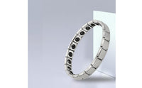 Polished Finish Anti-Static Bracelet Black Inlaid Chain-Style Wrist Bracelet Everyday Wear Anti Static Wrist Strap Comfortable