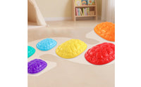 Sturdy Turtle Shell Stepping Stone Textured Turtle Balance Stepping Stones Molded Play Set Non-Slip for Children, Toddlers, Playroom, Daycare, Classroom, Backyard