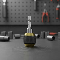 Easy to Use Quick Release Drill Connector Metal Self Locking Bit Holder for Drilling