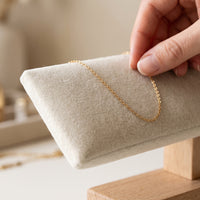 Velvet Jewelry Display Stand for Bracelets and Necklaces, Ins Style Storage Pillow