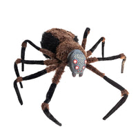 Giant Arachnid with Light-up Eyes Furry Arachnid with Bendable Legs Hairy Decoration for Spooky Houses