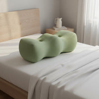 Breathable Ergonomic Leg Elevation Pillow Soft and Resilient Leg Elevation Pillow Adjustable Height for Women, Seniors, Side Sleepers, Sleeping, Lounging, Office