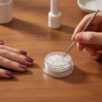 Iridescent Opal Pearl Nail Art Flakes for Christmas Decorations