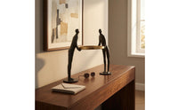 Sculptural Key Holder Tabletop Decorative Key Holder Versatile Gold Finish