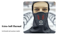 Balaclava Face Covering Windproof Fleece Lined Balaclava Thermal Full Face Cover Thickened Motorcycle Helmet Liner