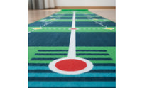 Golf Putting Practice Mat Velvet Surface Portable Putting Green Mat Non-Slip Base Sports Gear for Golfers, Beginners, Home Training