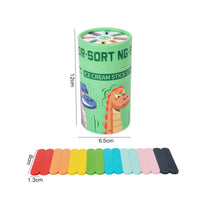 Color Sorting Bucket Vibrant Color Sorting Toy Fine Motor for Classroom, Home