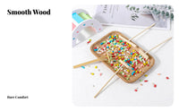 4 Pieces Small Meditation Garden Rake Set Lightweight and Portable Mini Sand Rake Set Various Shapes Tabletop Sand Garden Tool Kit for Adults, Office