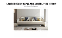 Modern Oriental Design Upholstered Wooden Frame Sofa Set Light Luxury Aesthetic Living Room Furniture Minimalist aesthetic Couch Collection Padded Cushions for Homeowners, Families, Interior Designers, Villa, Lounge Area, Hotel Lobby, Reception Hall