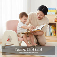 With rear Support Upholstered Mini Sofa Chair Lazy Lounge design Plush Club Chair Child-Safe Design children's Furniture Soft and Comfy for Toddlers, Preschoolers, Parents, Nursery, Playroom, Kindergarten, Living Room