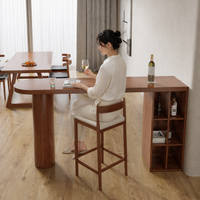 bar table with storage