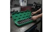 11 Pieces Metric Deep Socket Set High-Force Impact Socket Set 6-Point Tool Organized for Motorcycle Maintenance