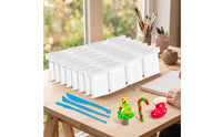 50 Pieces Foam Modeling Clay with Carving Tools Mess Modeling Clay Creative for Art Crafts