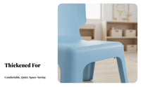 Kindergarten Chair Thickened Design children's Backrest Stool Non-Slip Kids Chair for Young Children, Preschoolers, Daycare, Playroom, Bedroom