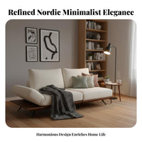 transformable Chaise Couch Modern Minimalist & aesthetic Living Room Furniture configurable Design Sectional Sofa for Families, Homeowners, Lounge Area, Bedroom
