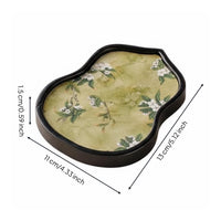 Dry Tea Serving Board Detachable Design Kung Fu Tea Serving Tray Handmade Tabletop Accessory for Home
