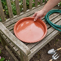 Plant Trays with Built-in Drip Tray, Heavy Duty Pot Saucers, Essential for Outdoor Plants and Base Control, Indoor Accessories