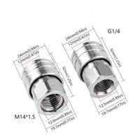 1/4 Inch Quick Connect Adapter Leak Proof High Pressure Washer Quick Connector Secure Ball Lock Design Pressure Washer Adapter Easy to Install for Car Washing