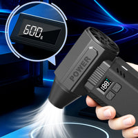 Handheld Turbo Fan Fast Charging Rechargeable Turbo Fan Cordless Air Duster LED Light Compact Blower Blower 20000 mAh