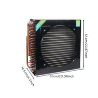 High Performance Copper Tube Condenser Universal Pressure Tested Heat Exchanger