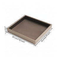 Jewelry Display Tray Brushed Gold Jewelry Organizer Tray Rectangular Open-Top for Jewelers, Retail Showcase