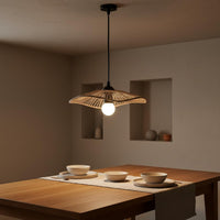 Rustic Charm Woven Paper Rope Lampshade Hollow-out Design Paper Rope Light Shade Easy Installation Imitation Rattan Lamp Cover Minimalist for Restaurant