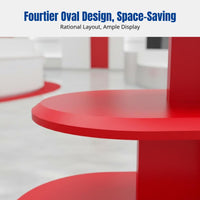 Bank Display Stand, Multitier Island Promotion Table, Gift Display Rack, Easy Assembly, Mall, Shop