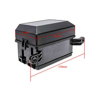 Matching Cover Fuse Relay Box Side Mount Engine Bay Fuse Box Black Car Hardware Plastic