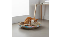 Multi-Functional Bowl Cat Scratcher Ergonomic Design Bowl Shaped Cat Scratcher Recyclable Material