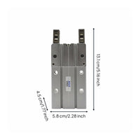 MHY2 Pneumatic grippers Easy Alignment Wide-Angle Opening grippers Wide Temperature Range Industrial Automation for Engineers, Robot Arm