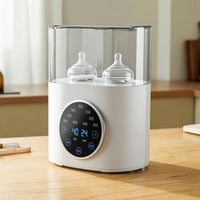 Multifunctional Baby Bottle Warmer with Digital Display Fast Heating Electric Bottle Warmer Countertop Appliance Automatic Shut-off for Parents, Nursery, Kitchen