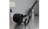 Padded Horse Muzzle Enclosed-Like Equine Gear Adjustable