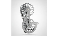 Rear Derailleur Cage Assembly Lightweight Derailleur Cage with Pulley Wheels Open-Frame Component for Drivetrain Upgrade