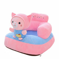 Anti-Fall Design Plush Sit-Training Chair Soft and Comfortable creatureShaped Sitting Trainer Easy to Clean infant Floor Seat Portable for Infants, Toddlers, Parents, play session, Nursery, Playroom, Living Room