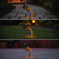 Spooky Witch Light with Pot Colorful Witch Garden Light Enchanted Halloween Decor Sturdy for Pathway
